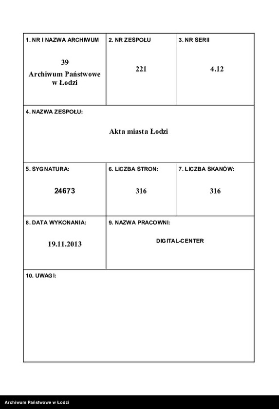 Obraz 1 z jednostki "[Spis ludności Łodzi] Imacki - Iwanowa"