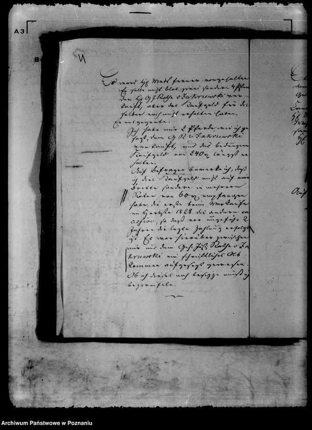 Obraz 8 z jednostki "Untersuchungssache wider den Generalkommissarius Geheimen Justizrat von Zakrzewski."