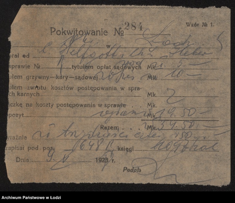 Obraz 7 z jednostki "„Łódzki Textil” – Cypra Helfgot, Chaim Lajzer Heber – tkalnia mechaniczna i ręczna"