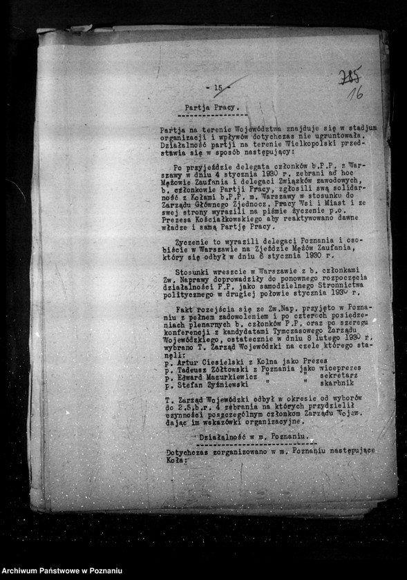 Obraz 20 z jednostki "Sprawozdania sytuacyjne miesięczne z życia społeczno-politycznego za miesiące kwiecień, maj, czerwiec 1930 r."