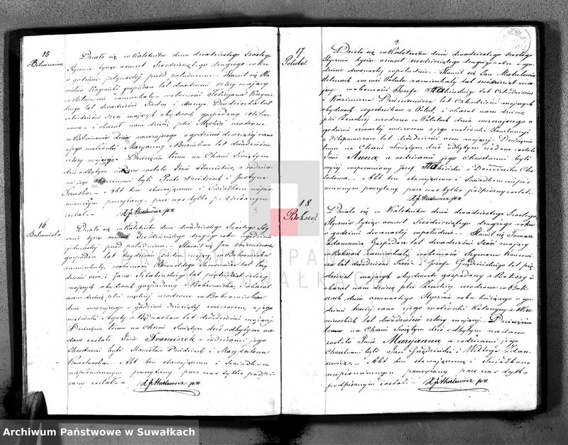 Obraz 7 z jednostki "[Duplikat Aktów urodzeń, zaślubienia i zejśćparafii Rzym.-Kat. w Kaletniku 1862 r.]"