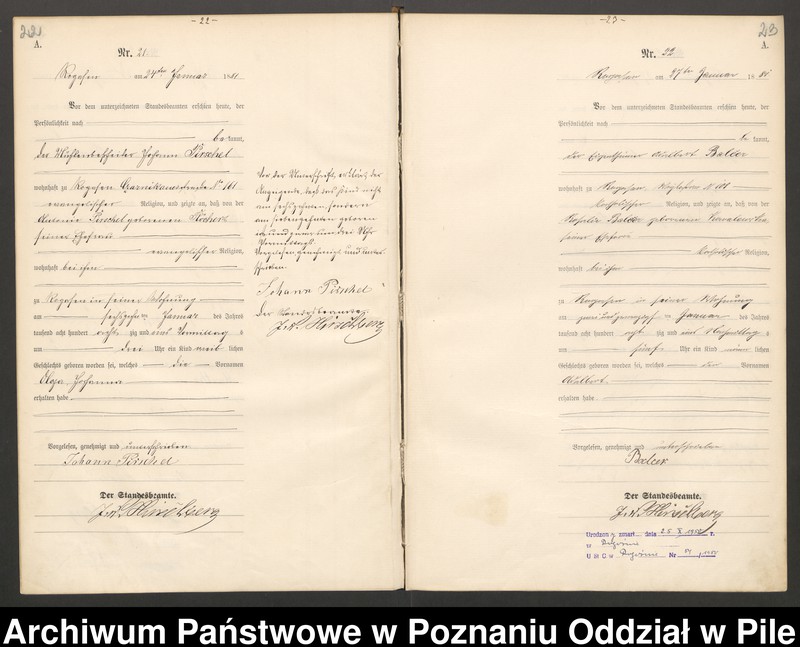 Obraz 14 z jednostki "Księga urodzeń"
