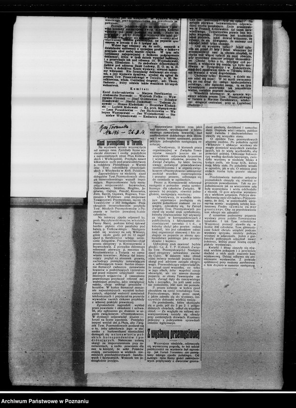 Obraz 11 z jednostki "Obchody, rocznice, wystawy, zjazdy i inne uroczystości. Wycinki prasowe"