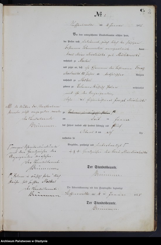 image.from.unit.number "Sterbe-Neben-Register Nr 1 - 42"