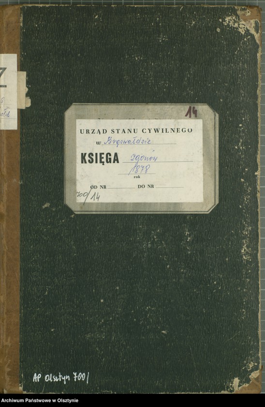 Obraz 2 z jednostki "Sterbe-Haupt-Register Nr 1 - 69"
