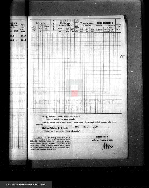Obraz 20 z jednostki "Cegielnia Parowa Witaszyce pow. jarociński nr woj. kotła 6235"