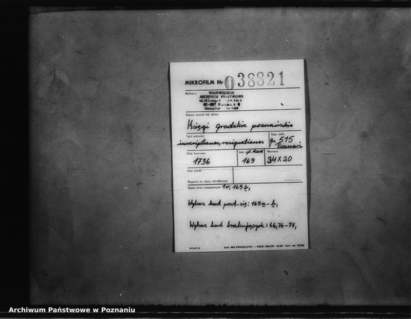 Obraz 2 z jednostki "Inscriptiones, resignationes [protocollon]"