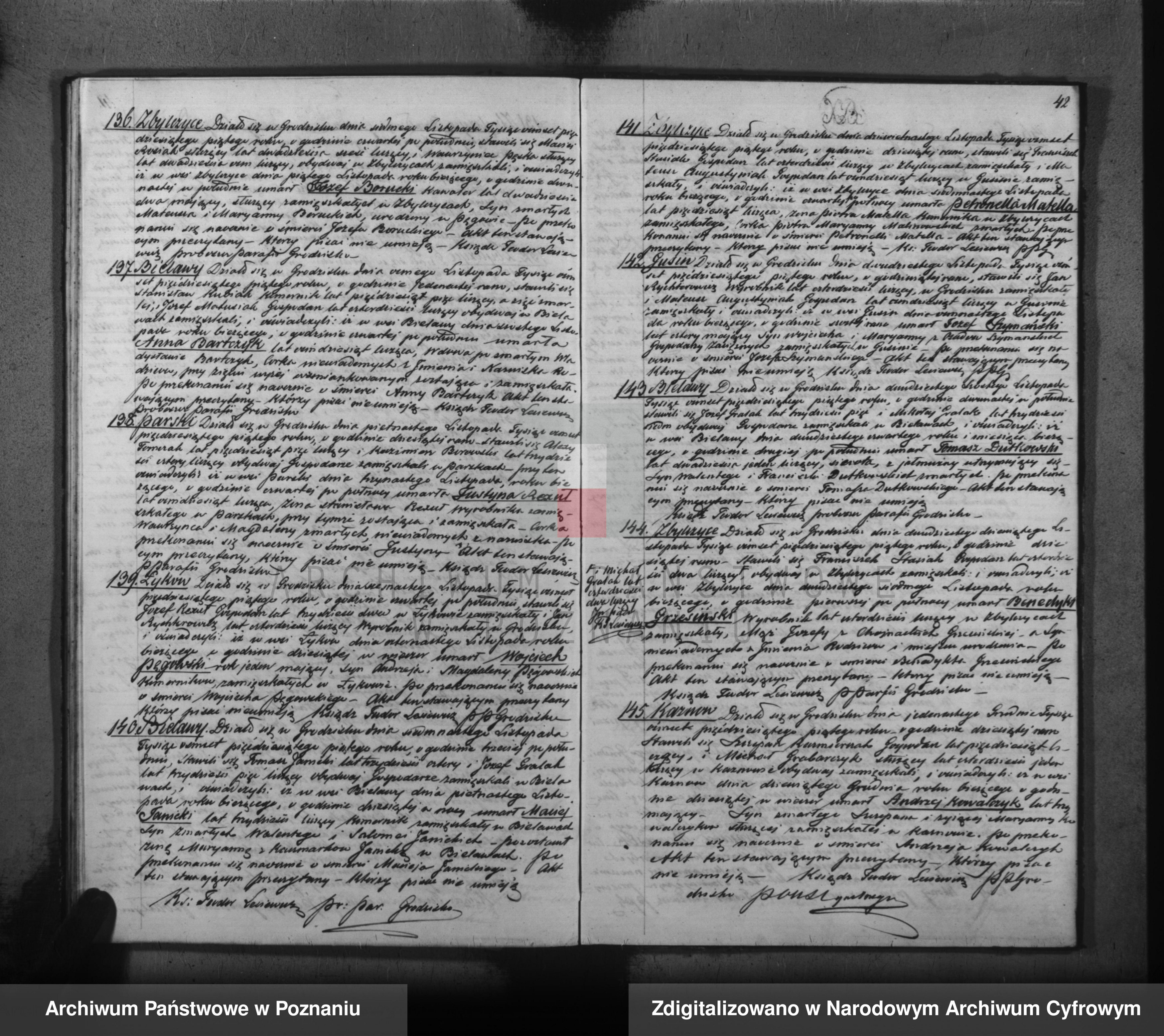 Skan z jednostki: Księga urodzeń, małżeństw i zgonów