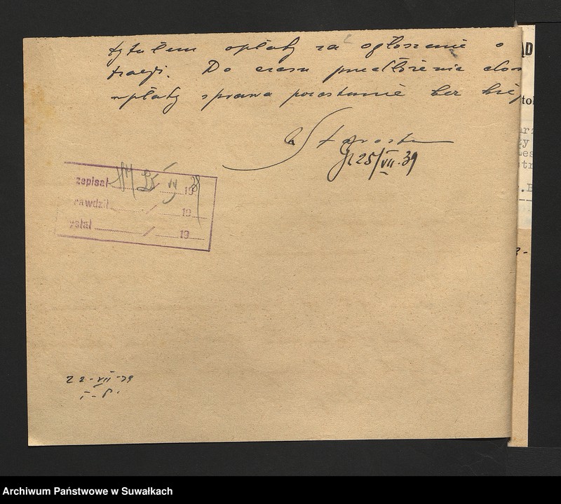 image.from.unit.number "[Sprawy rejestracji Stowarzyszenia Ochtniczej Straży Pożarnej w Leszczówku i Dubowie I i ...]"