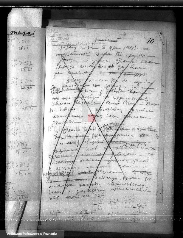 Obraz 14 z jednostki "Majętność Biskupiec powiat koniński /sprawa ustalenia granicy lasu/"