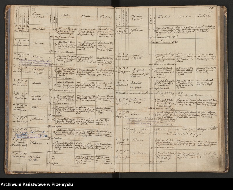 image.from.unit.number "Księga urodzeń, małżeństw i zgonów dla miejscowości Łopuszka Mała"