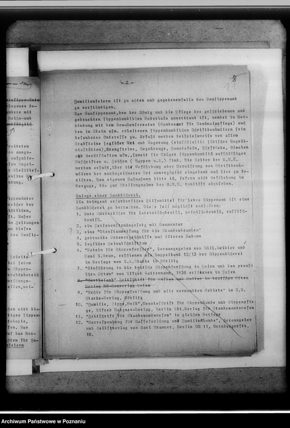 Obraz 15 z jednostki "Mittelungsblätter an die Kreissippenämter für das Geschäftsjahr 1943/44"