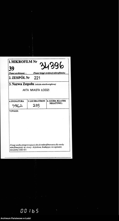 Obraz 2 z jednostki "Ob otdače v arendu 54ch lavok v gorodskich rjadach na Novom i Starom Rynke v gor. Lodzi"