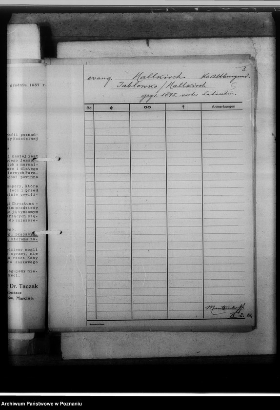 image.from.unit.number "Kreissippenamt Altburgund [Szubin, wykazy ksiąg kościelnych parafialnych ewangelickich i katolickich]"