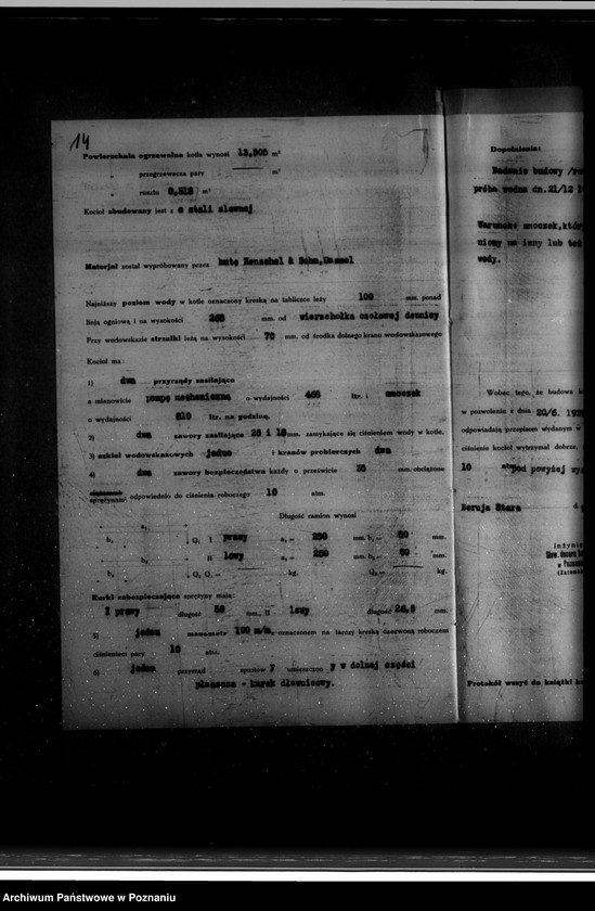 Obraz 18 z jednostki "Tartak parowy R. Nitsche w Boruji Starej powiat wolsztyński nr woj. kotła 5976"