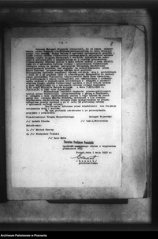 Obraz 12 z jednostki "Przymusowy wykup majątku Strzeszyn powiatu poznańskiego na cele parcelacyjne"