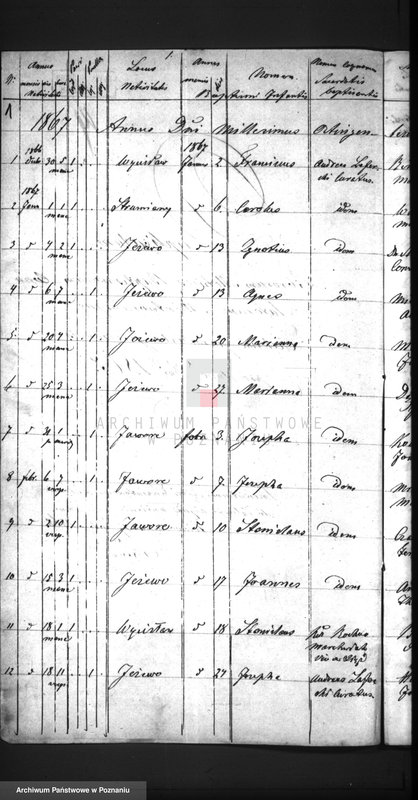 Obraz 4 z jednostki "Duplikat baptisatorum, copulatorum, mortuorum"