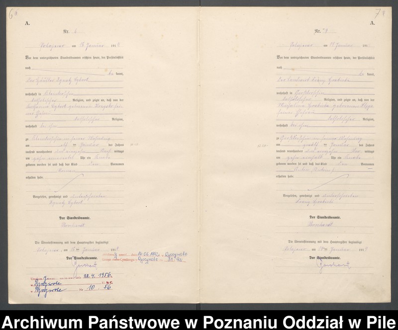 Obraz 6 z jednostki "Księga urodzeń"