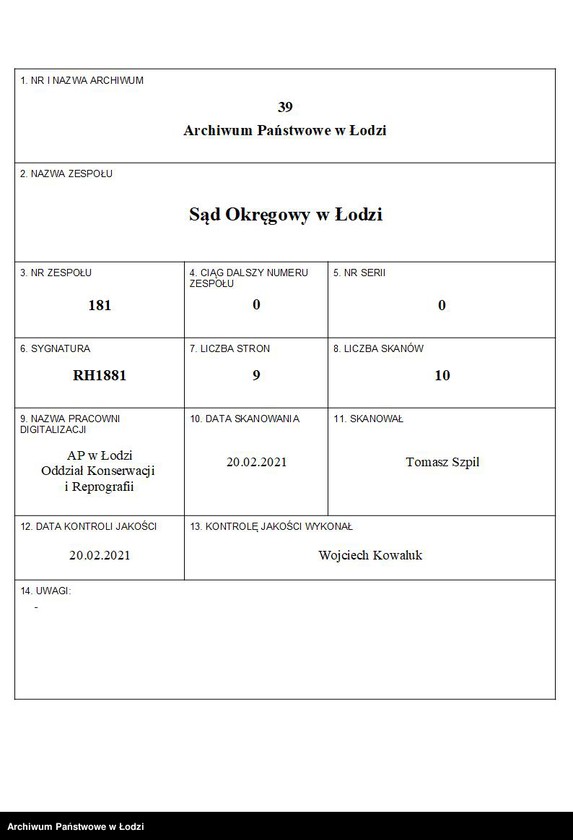 Obraz 1 z jednostki "Chaim Monkajt - sprzedaż artykułów piśmiennych"