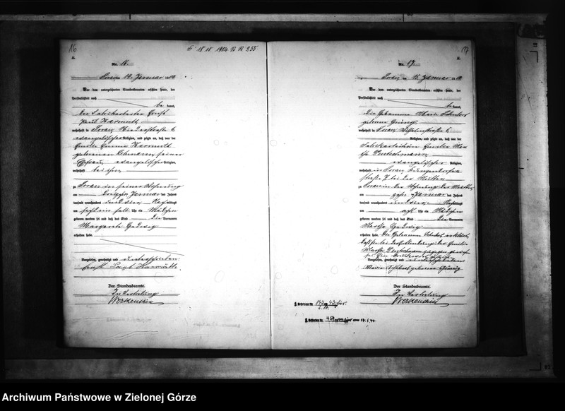 Obraz 13 z jednostki "[Księga akt urodzenia rok 1904-Żary miasto]"