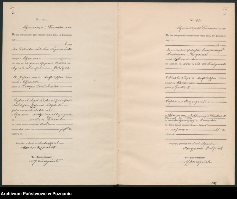 Obraz 20 z jednostki "Sterbe-Haupt-Register"