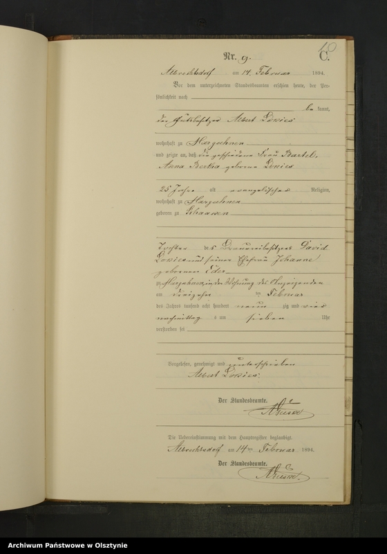 image.from.unit.number "Sterbe-Neben-Register Nr 1 - 49"