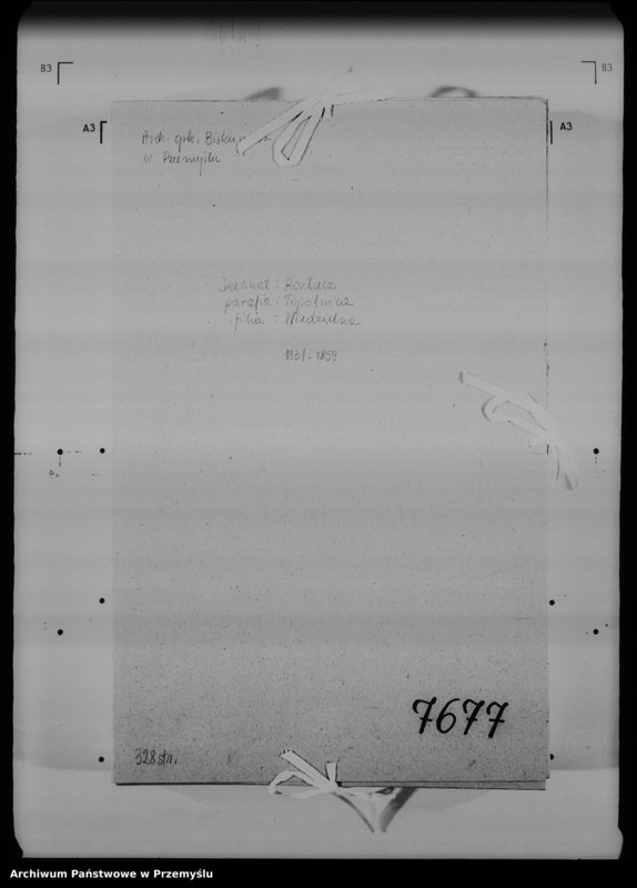 Obraz 4 z jednostki "[Kopie ksiąg metrykalnych parafii Topolnica z filią Niedzielna (dekanat Rozłucz)]"