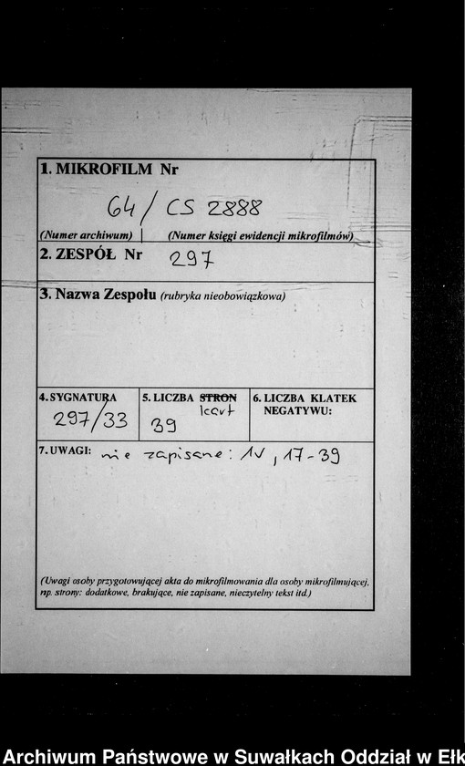image.from.unit.number "Sterbe-Neben-Register des Preussischen Standes-Amtes Prinowen Kreis Angerburg"