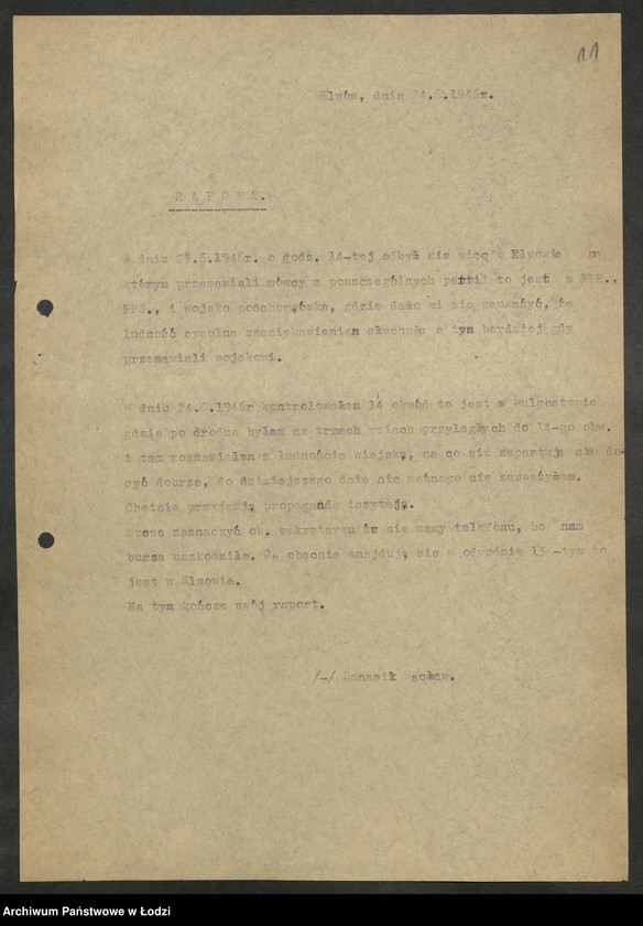 Obraz 12 z jednostki "Referendum Ludowe - sprawozdania [, raporty i wykazy] aktywu wojewódzkiego PPR [oddelegowanego do organizacji powiatowych]"