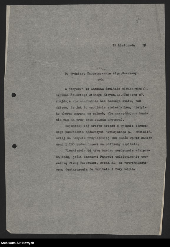 image.from.unit.number "Szpital Polskiego Białego Krzyża im. H. Paderewskiej: zapotrzebowania, pokwitowania"