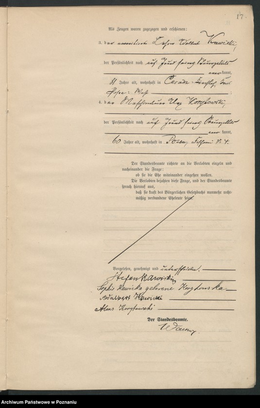 Obraz 18 z jednostki "Księga miejscowa małżeństw tom III [Rejestr główny małżeństw]"