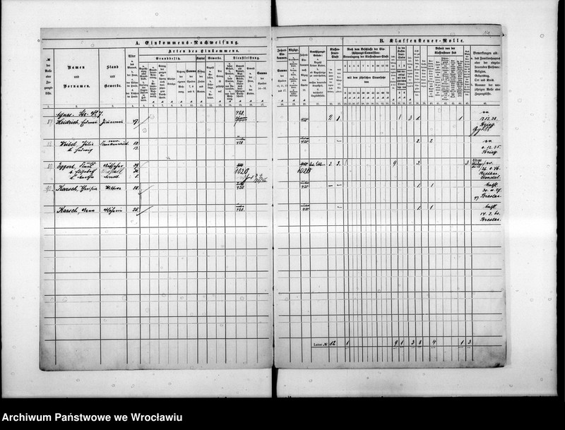 image.from.unit.number "Klassensteuerrolle nebst Eikommens - Nachweisung"