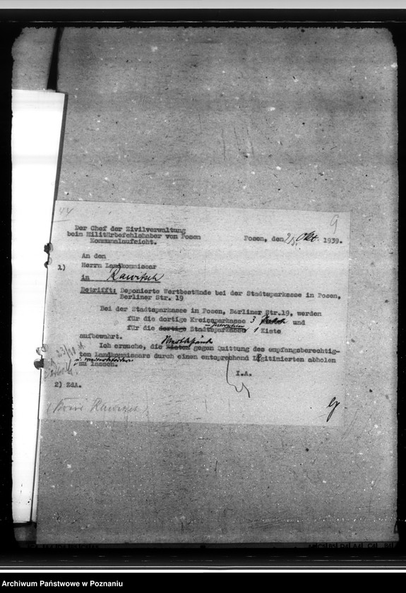 Obraz 13 z jednostki "Sparkassen und Giroverband Wartheland"