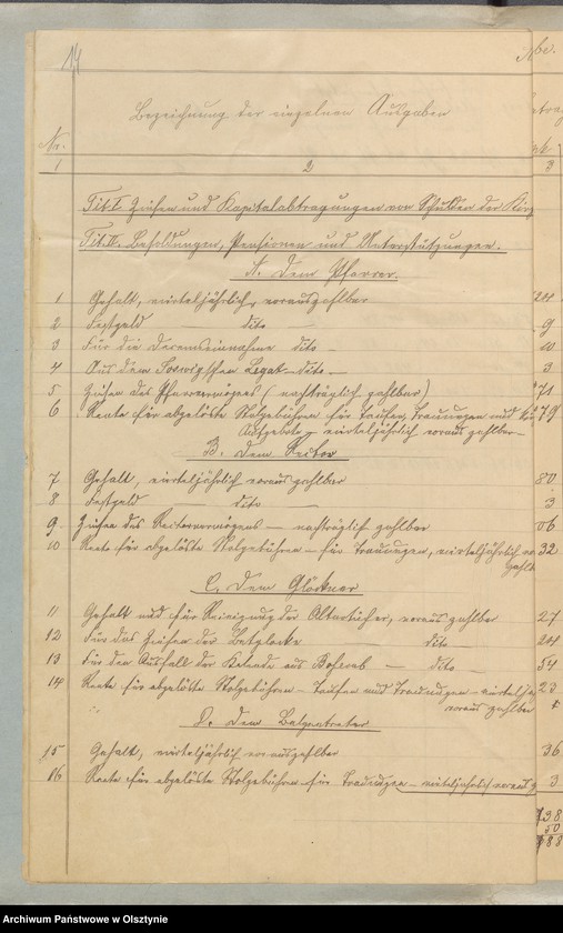 image.from.unit.number "Veranschlag der Kirchenkasse zu Seehesten"