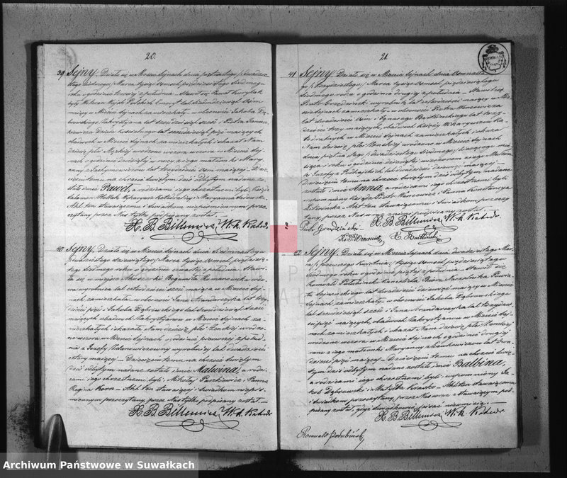 image.from.unit.number "Duplikat urodzonych, zaślubionych i umarłych parafii sejneńskiej w roku 1857"