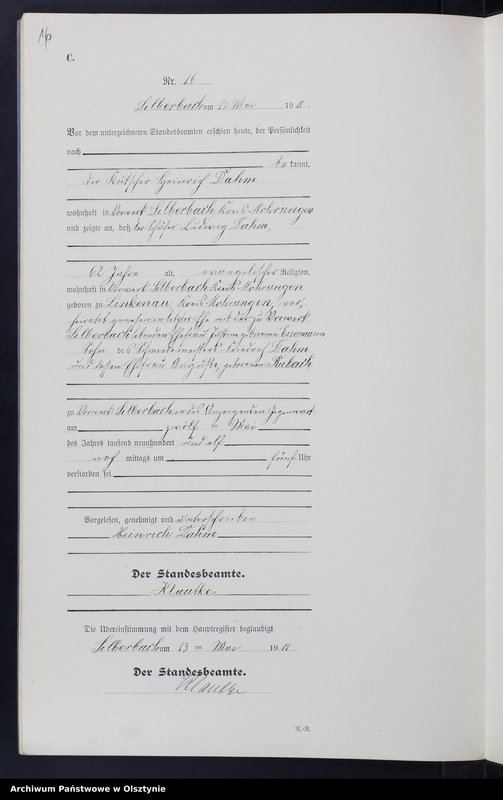 image.from.unit.number "Sterbe-Neben-Register Nr 1 - 33"
