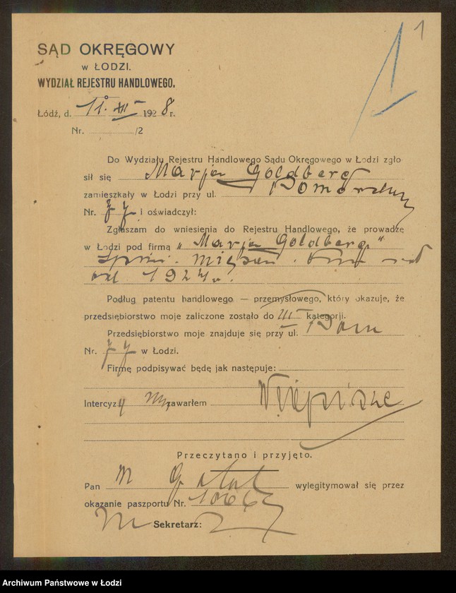 Obraz 3 z jednostki "Marja Goldberg – sprzedaż mięsa"