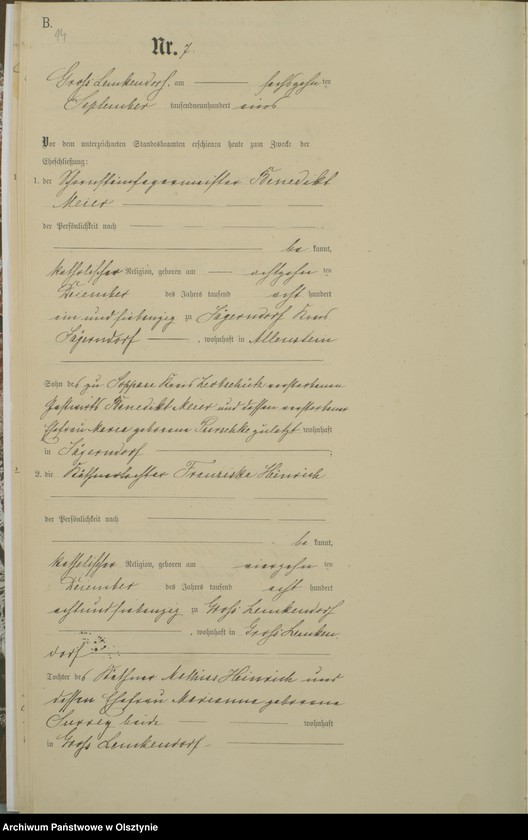 image.from.unit.number "Heiraths-Haupt-Register Nr 1 - 16"