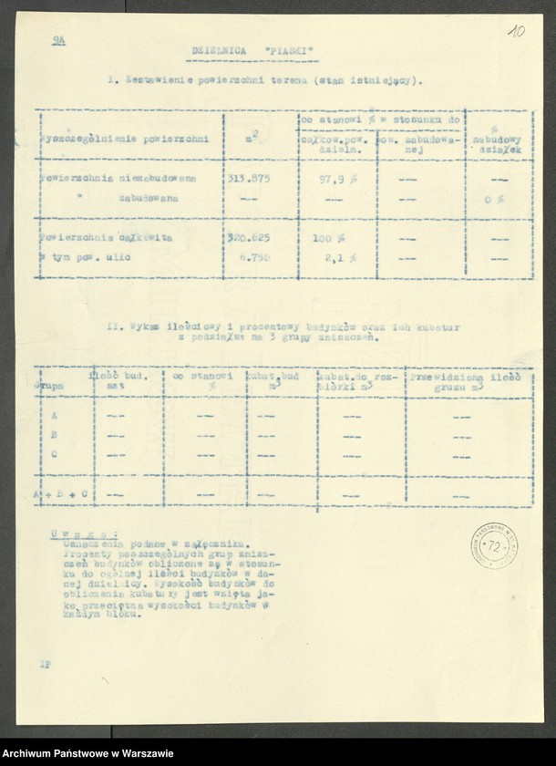 image.from.collection.number "Odbudowa Warszawy - Rejon dzielnicy Żoliborz - Piaski111"