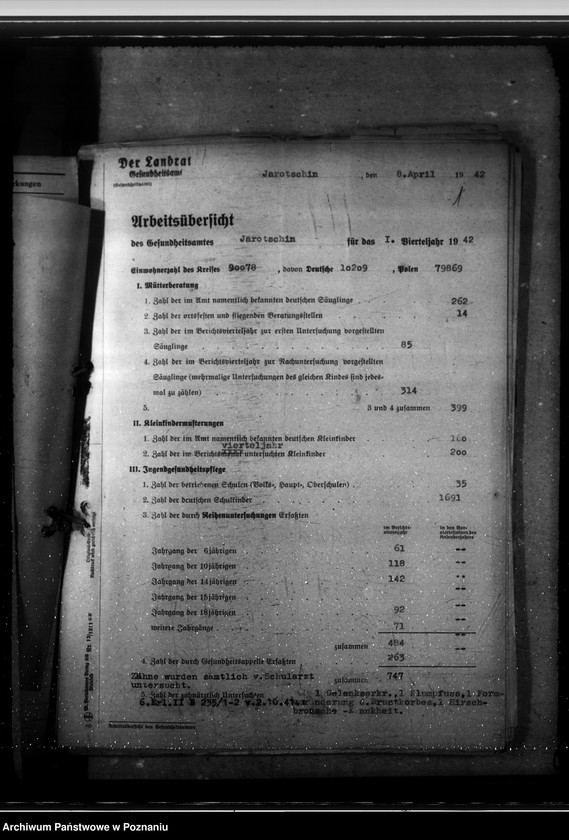 Obraz 5 z jednostki "Arbeitsübersichten der Gesundheitsämter"