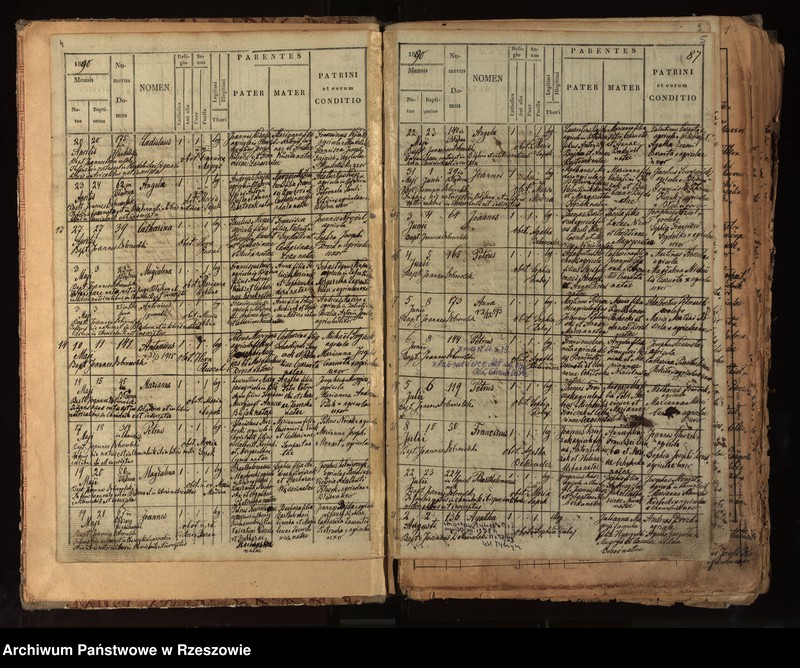 image.from.unit.number "Księga urodzeń - Wola Rafałowska"