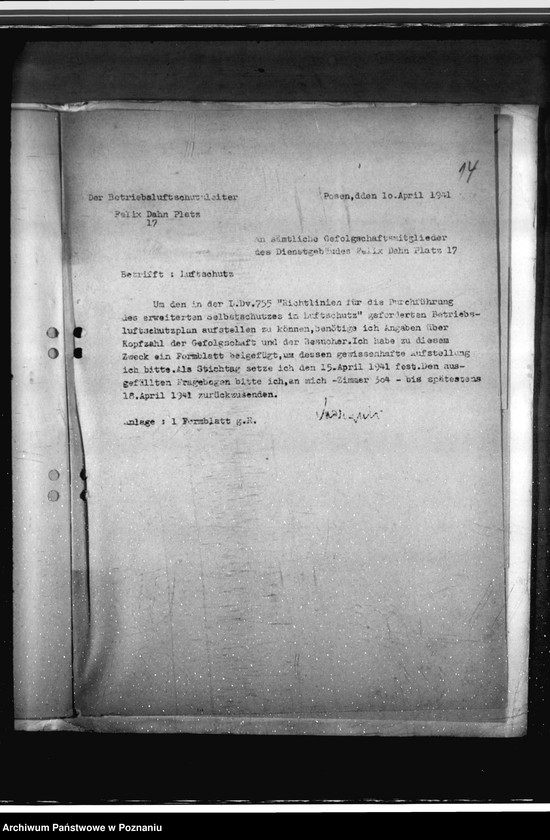 Obraz 18 z jednostki "Rundschreiben"