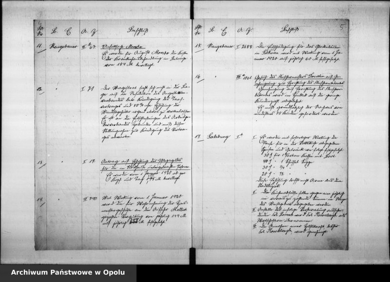 Obraz 7 z jednostki "Magistrats - Sitzungs - Protokoll-Buch 1920"