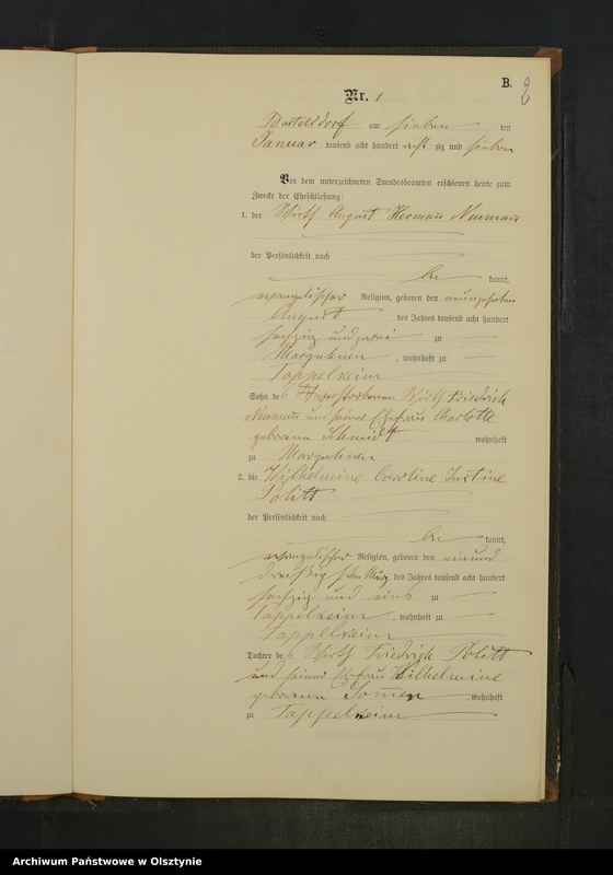 image.from.unit.number "Heiraths-Neben-Register Nr 1 - 19"