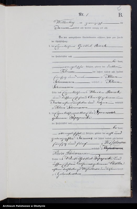 image.from.unit.number "Heiraths-Neben-Register Nr 1 - 41"