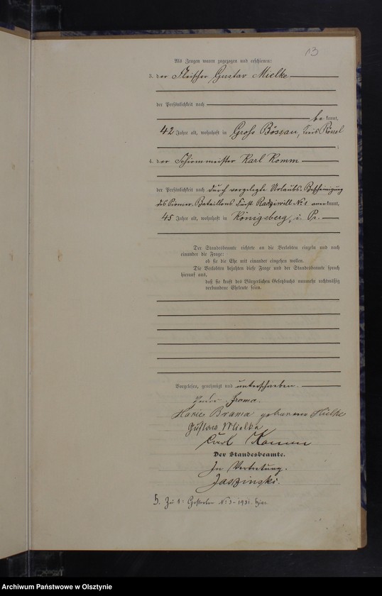 image.from.unit.number "Heiraths-Haupt-Register Nr 1 - 25"