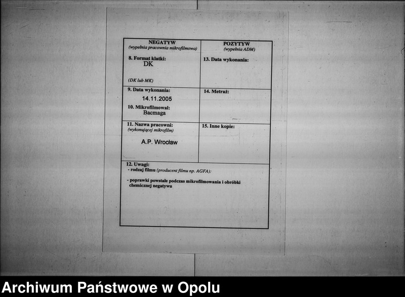 Obraz 3 z jednostki "Acta des Magistrats zu Oppeln betreffend: die Eröffnung des Nikolaithores de Anno 1843"