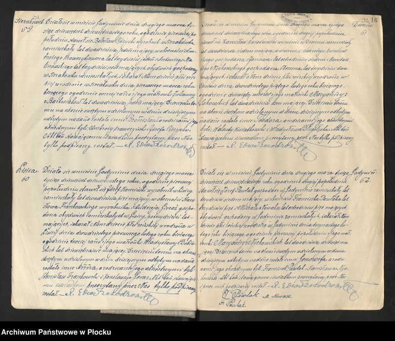 Obraz 19 z jednostki "Akta urodzeń, małżeństw i zgonów"