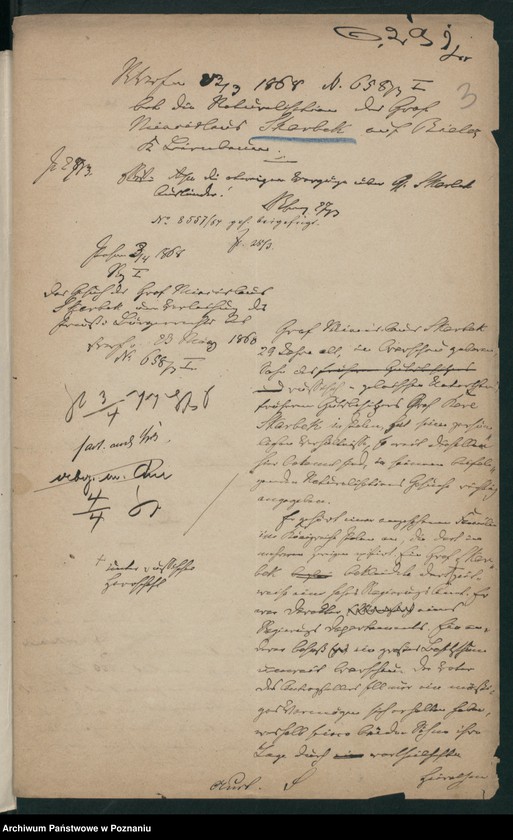 Obraz 6 z jednostki "A. betr. Grafen Miecislaus Skarbek"