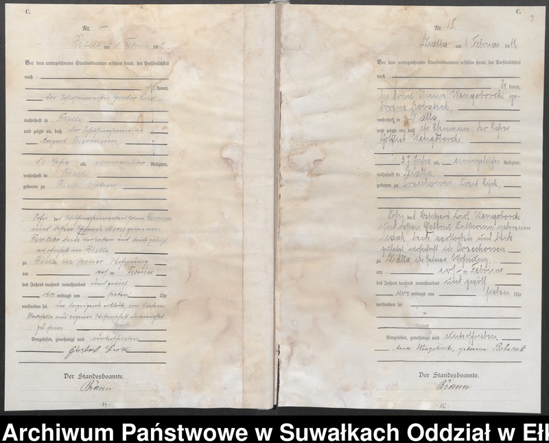 image.from.unit.number "[Sterbe=Haupt=Register des Königlichen Preussischen Standes-Amtes Bialla Kreis Johannisburg]"